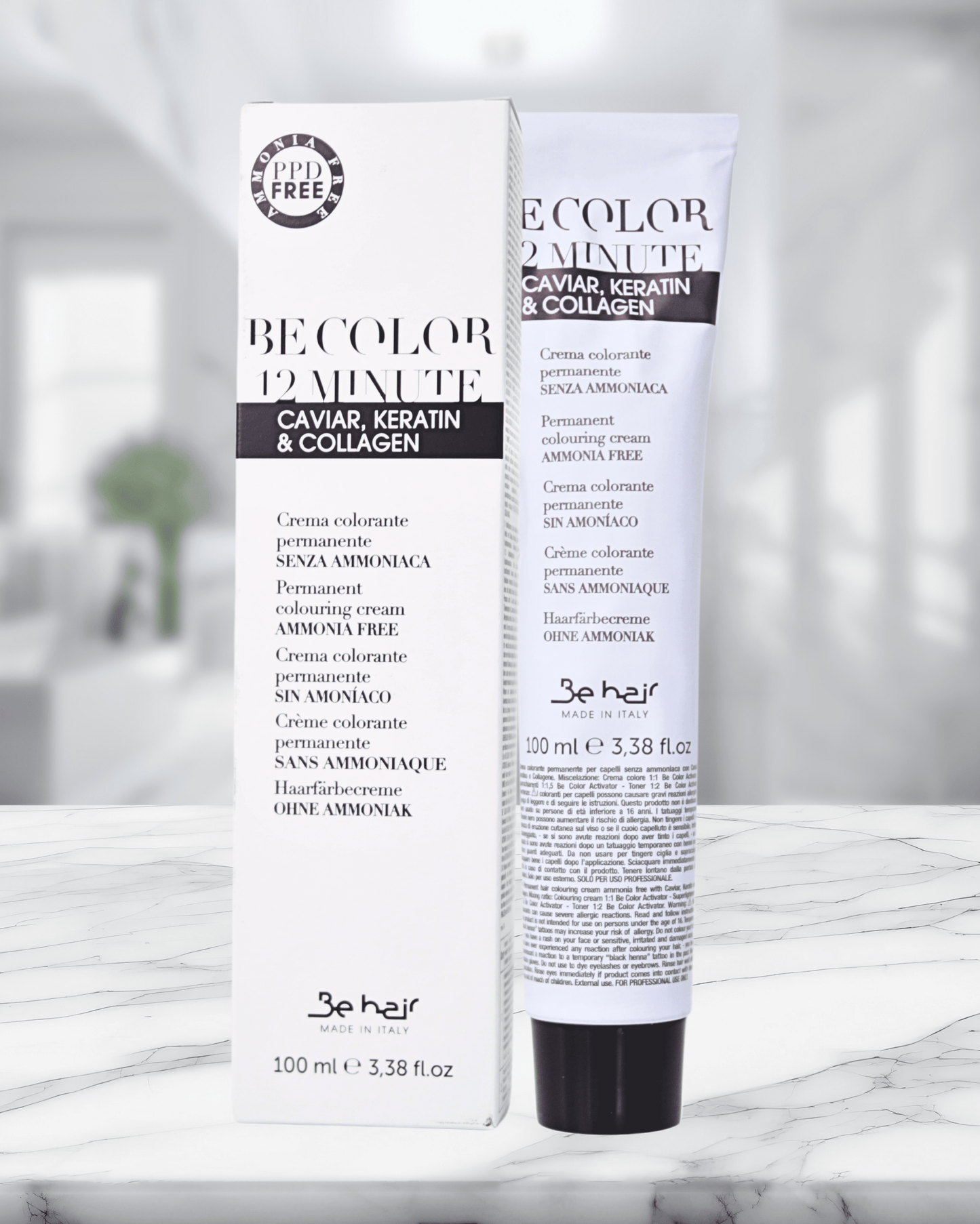Be Color Crème Colorante - Caviar, Keratin et Collagen - sans ammoniaque