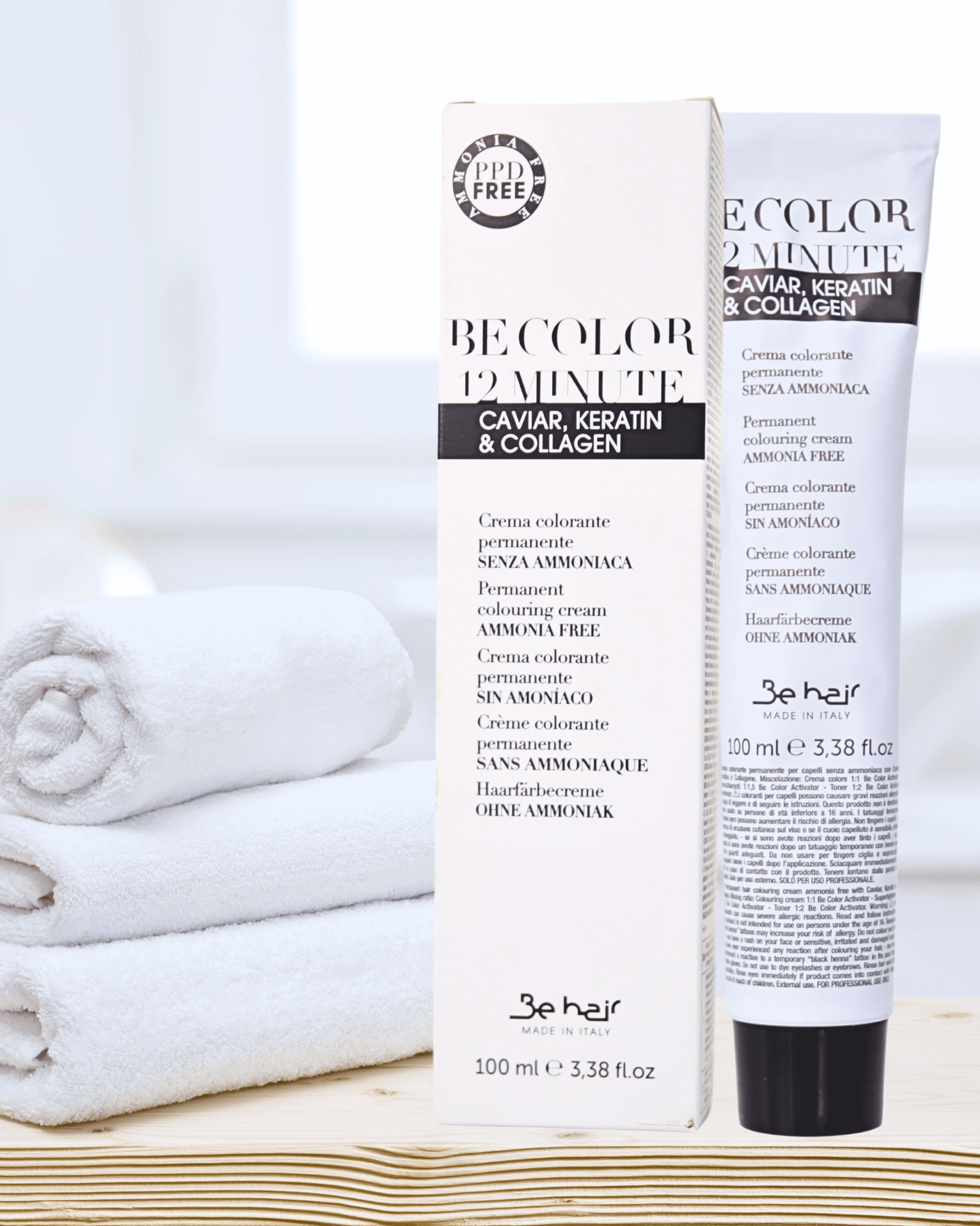 Be Color Crème Colorante - Caviar, Keratin et Collagen - sans ammoniaque