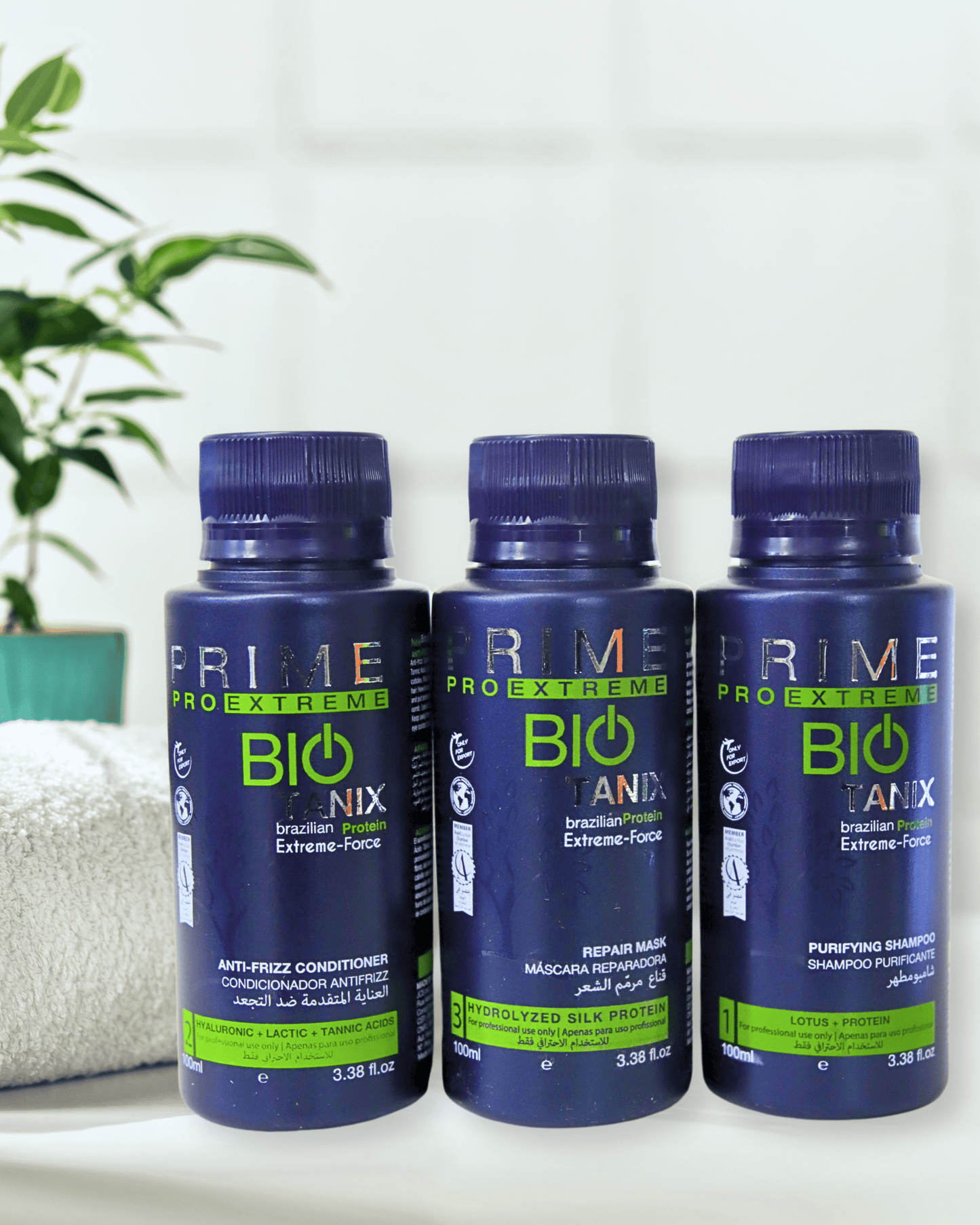 Lissage prime bio tanix kit 3x100ml - Sans formole étape par étape