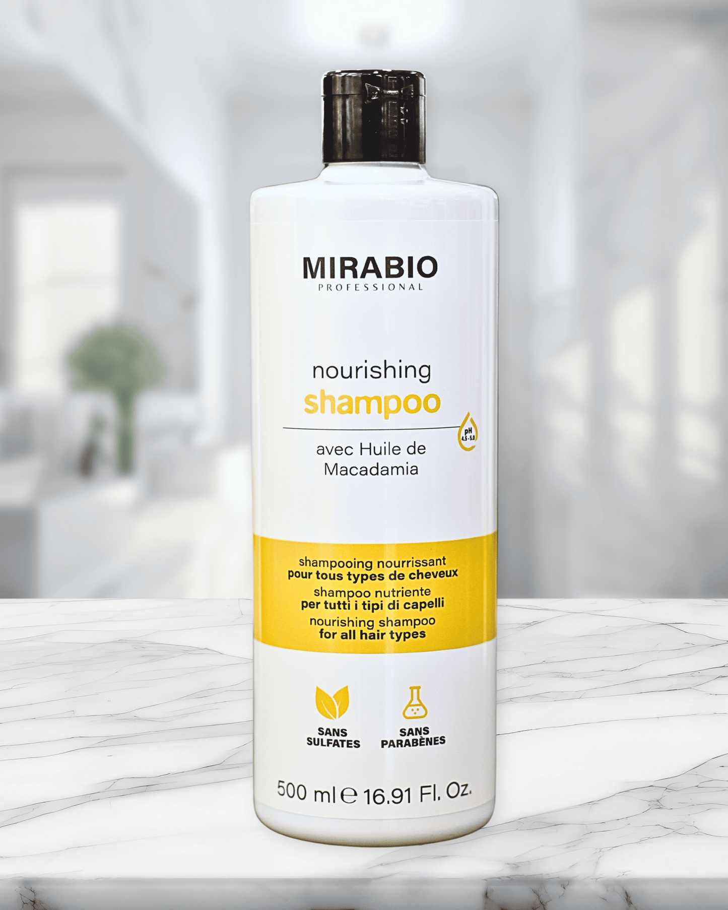 Mirabio nourishing (shampoo+Mask) - Sans sulfates - sans parabenes - sans sel