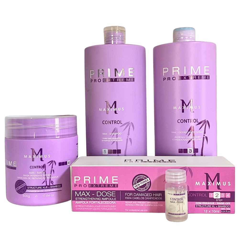 Kit de traitement capillaire - Maximus control 4 produits