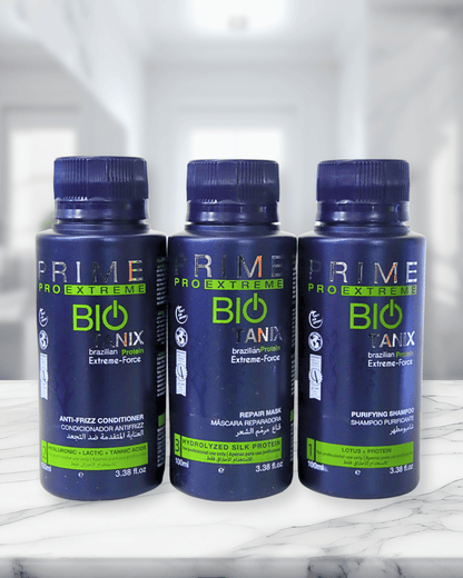 Lissage prime bio tanix kit 3x100ml - Sans formole étape par étape