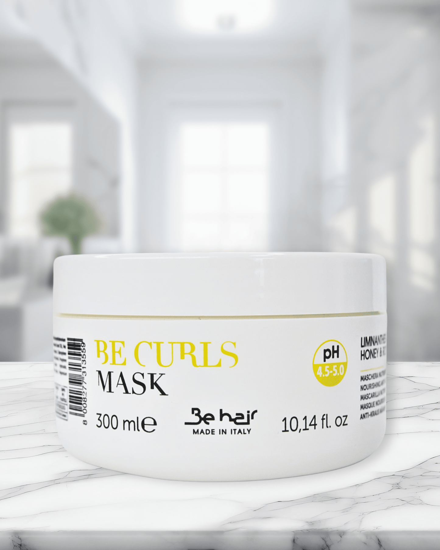 Be Hair Be curls ( Pour cheveux bouclés ) DUO mask et shampoo 300 ml - Caviar, Keratin et Collagen - Sans sulfates - sans parabenes