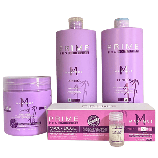 Kit de traitement capillaire - Maximus control 4 produits